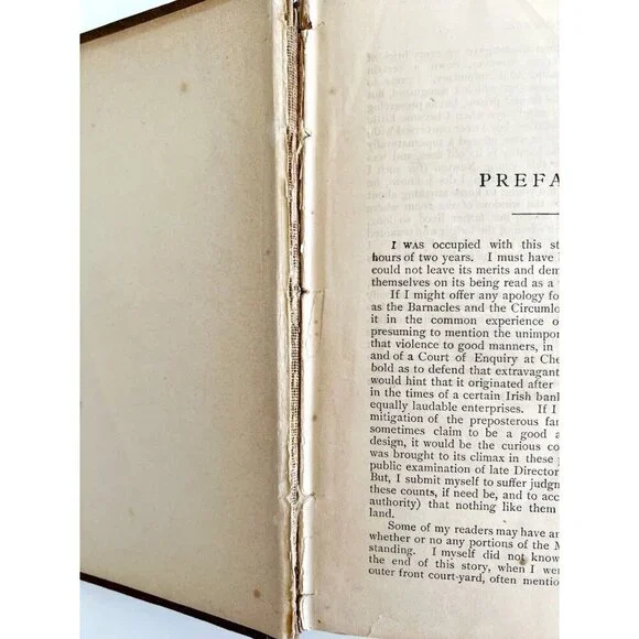 Little Dorrit Charles Dickens 1870s 1st Household Edition Victorian HC Book E65